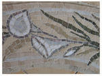 Художественная напольная мозаика для спальни (мрамор), фрагмент